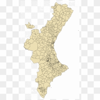 Municipalities Of Valencian Community - Municipios Comunidad Valenciana Clipart