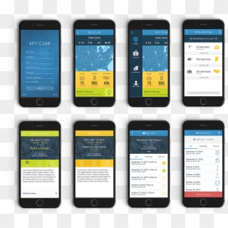 Key Club App - Iphone Clipart