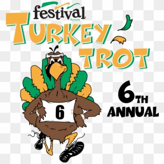 Running Turkey Trot Turkey Trot Logo - Festival Foods Clipart