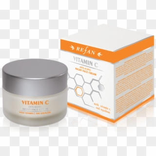 Vitamin C Anti-aging Night Face Cream - Crema Cu Vitamina C Clipart