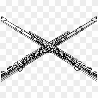 Marching Band Flute Clipart - Png Download