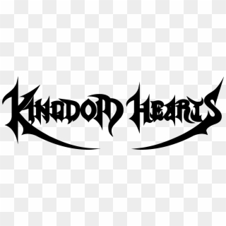Kingdom Hearts Wordmark The Third Game Of The Series - Transparent Kingdom Heart Logo Clipart