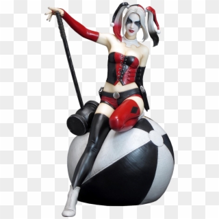 Harley Quinn Png - Harley Quinn Statue Ball Clipart