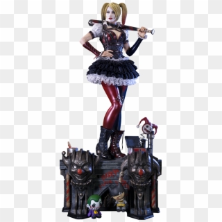 Harley Quinn Statue - Harley Quinn And Arkham Knight Clipart