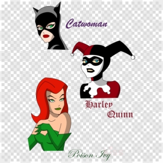 Gotham City Sirens Clipart Poison Ivy Harley Quinn - Hq Das Sereias De Gotham - Png Download