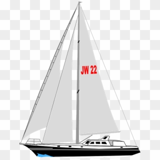Sailboat, Boat, Yacht, Sail, Water, Sea, Sailing - Sailing Yacht Clip Art - Png Download