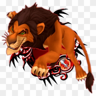 Kingdom Hearts Scar , Png Download - Kingdom Hearts The Lion King Scar Clipart