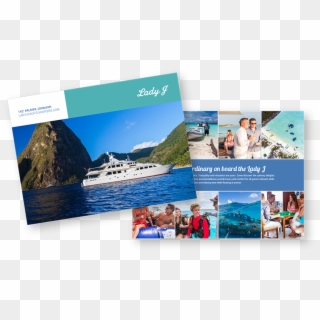 Yacht Brochure Lady J 142 - Yacht Brochure Clipart
