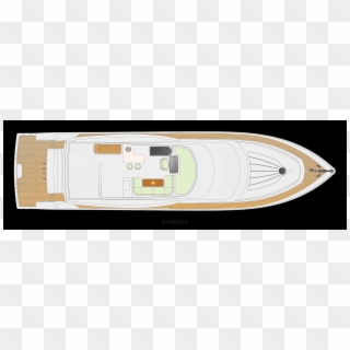 J79 1 Flybridge - Luxury Yacht Clipart
