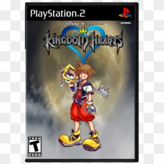 Kingdom Hearts Box Art Cover - Cartoon Clipart