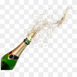 Champagne Popping Transparent Png - Champagne Png Clipart