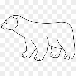 This Free Icons Png Design Of Polar Bear Line Art Clipart