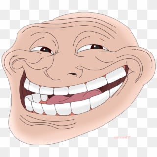 Colored Troll Face Png Clipart