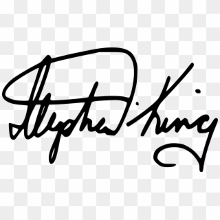 Stephen King Signature - Stephen King Png Clipart