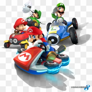 Super Mario Kart Transparent Background - Mario Kart 8 Png Clipart