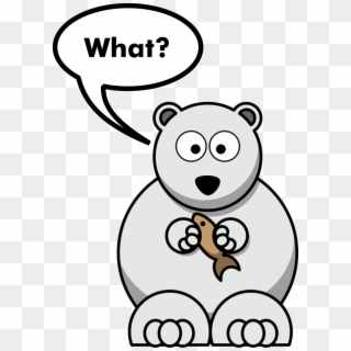 Funny Polar Bear Joke - Cartoon Polar Bear Drawing Clipart