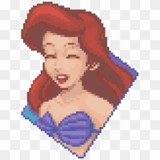 The Little Merma - Pixel Art Little Mermaid Clipart