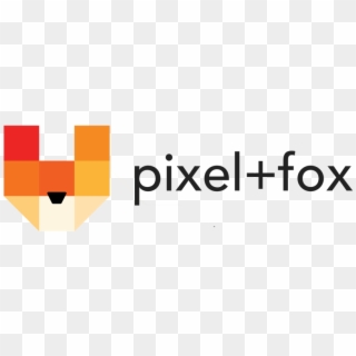 Pixel And Fox Logo - Graphic Design Clipart