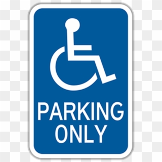 Traffic Sign - Handicap Clipart