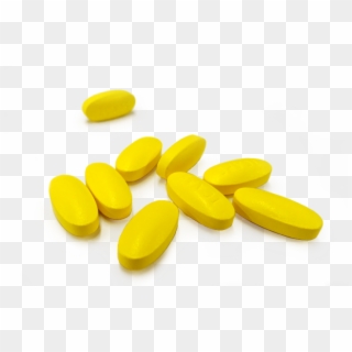 Yellow Pills Transparent Clipart