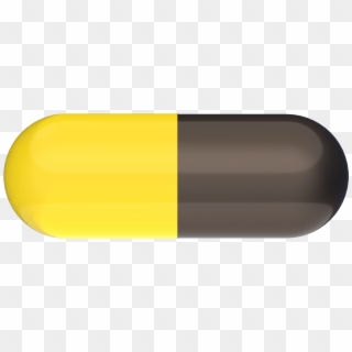Yellow Pill Png , Png Download - Tints And Shades Clipart