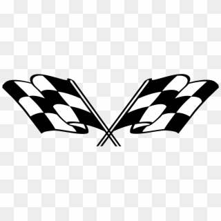 Checkered Flags Logo Png Transparent - Ford Racing Flag Clipart