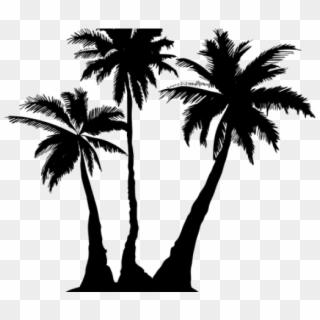 Silhouette Palm Tree Clipart
