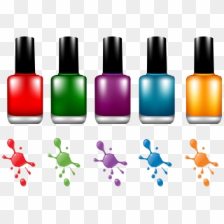 Free Stock Cosmetics Manicure Suit Transprent Png Download - Nail Polish Clipart