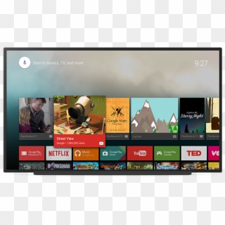 Android Tv Home Screen Framed - Android Tv Os Clipart