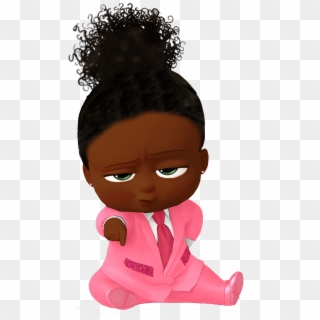 Black Girl Boss Baby Clipart