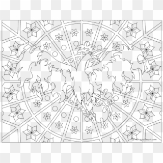Adult Pokemon Coloring Page Moltres - Advanced Pokemon Coloring Pages Clipart