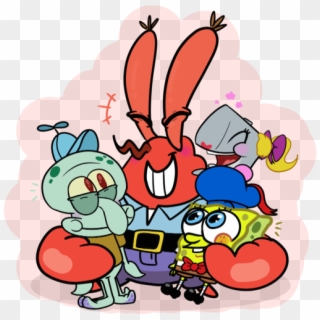 Spongebob Squarepants, Pearl Krabs The Whale, Mr - Spongebob And Squidward Fan Art Clipart