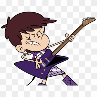 Tumblr Music Png - Loud House Luna Loud With Guitar Clipart