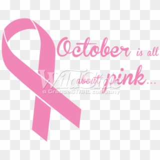 October Is All About Pink - Pink Ladies Clipart