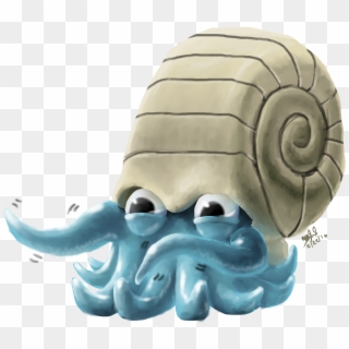 Omanyte Used Tickle By Yggdrassal - Octopus Clipart