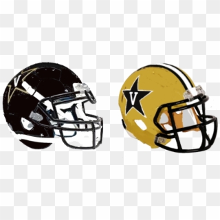 Black And Gold Helm - American Football Clipart