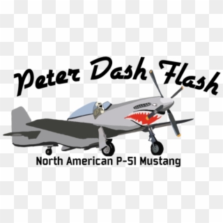 North American P 51 Mustang Spam Can, Peter Dash Flash - Delicious Cafe Clipart