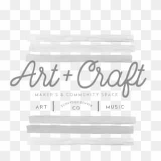 Art Craft Logo Design Courtney Oliver Freelance Design - Calligraphy Clipart