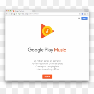 Install The Google Play Music App - Google Play Music Free Trial Clipart