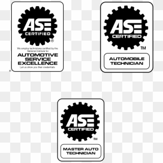 Ase Certified Logo Black And White - Ase Certified Master Logo Clipart