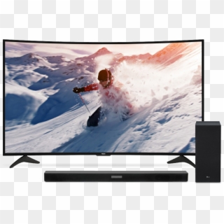 Overview - Haier 55 Curved 4k Uhd Television Clipart