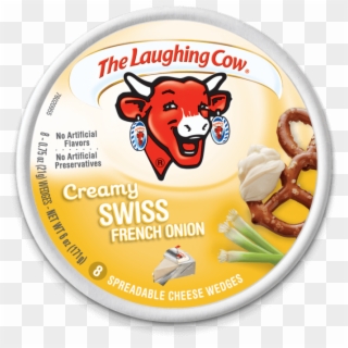 The Laughing Cow Creamy Swiss French Onion Cheese Spread - Laughing Cow French Onion Cheese Clipart