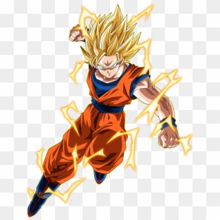 Explore More Images In The Anime Category - Dragon Ball Goku Ssj2 Clipart