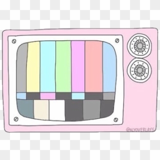 #old #televition #tv #pink #overlay #tumblr #cute #freetoedit - Television Aesthetic Clipart