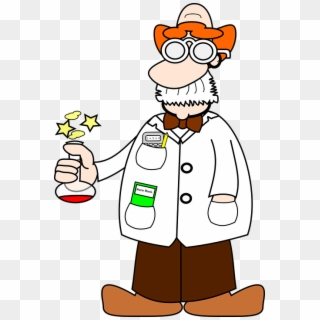 Chemist Scientist Researcher Man Flask Lab - Chemist Clipart - Png Download