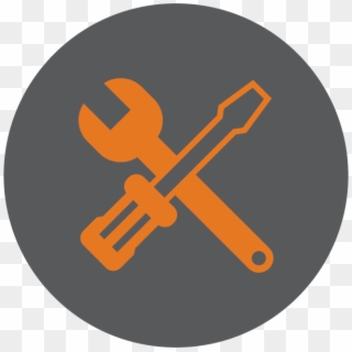 Build Map Views Specifically To Target The Needs Of - Orange Maintenance Icon Clipart