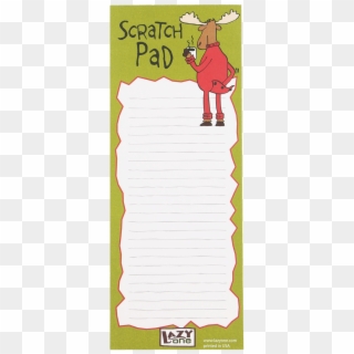 Moose Scratch Pad - Cartoon Clipart