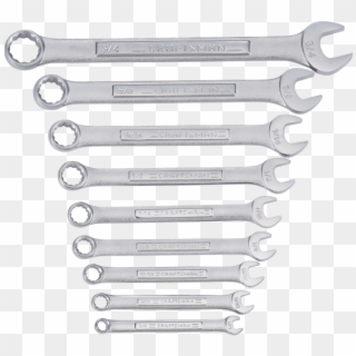 Standard Combination Wrench Set Clipart