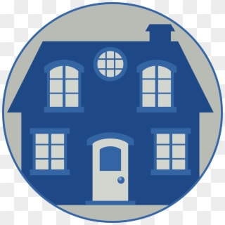 Little Blue House Clipart - Png Download