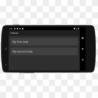 Using Android Material To Create A Static To-do List - Led-backlit Lcd Display Clipart